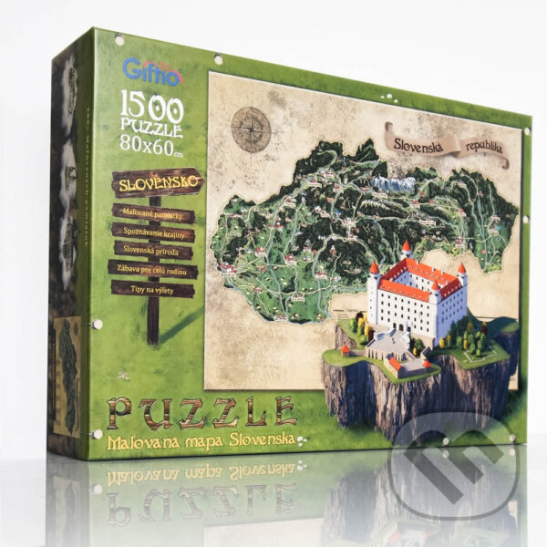 Puzzle: Mapa Slovenska (Giftio). Giftio, 2021 Puzzle: Mapa Slovenska (Giftio). Giftio, 2021