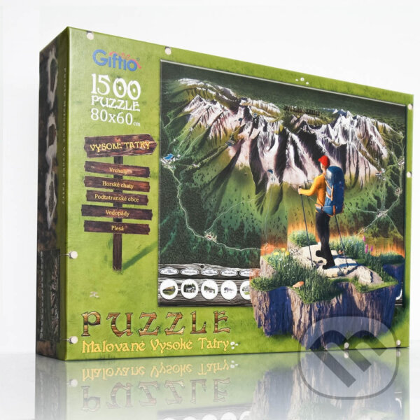 Puzzle: Maľované Vysoké Tatry (Giftio). Giftio, 2021 Puzzle: Maľované Vysoké Tatry (Giftio). Giftio, 2021