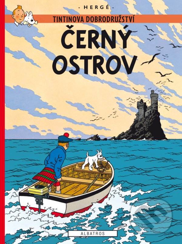 Kniha: Černý ostrov (Hergé). Albatros CZ, 2021 Kniha: Černý ostrov (Hergé). Albatros CZ, 2021