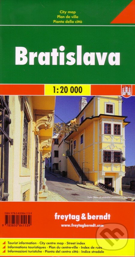 Bratislava 1 : 20 000 (freytag&berndt). freytag&berndt, 2019 Bratislava 1 : 20 000 (freytag&berndt). freytag&berndt, 2019
