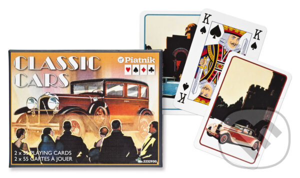 Společenská hra: Kanasta - Classic Cars (Piatnik). Piatnik, 2021 Společenská hra: Kanasta - Classic Cars (Piatnik). Piatnik, 2021