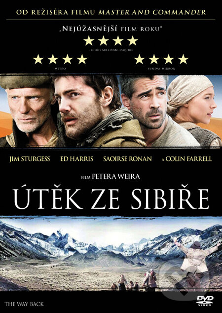 Film: Útěk ze Sibiře (Gavin O'Connor a Peter Weir) (DVD). Magicbox, 2010 Film: Útěk ze Sibiře (Gavin O'Connor a Peter Weir) (DVD). Magicbox, 2010