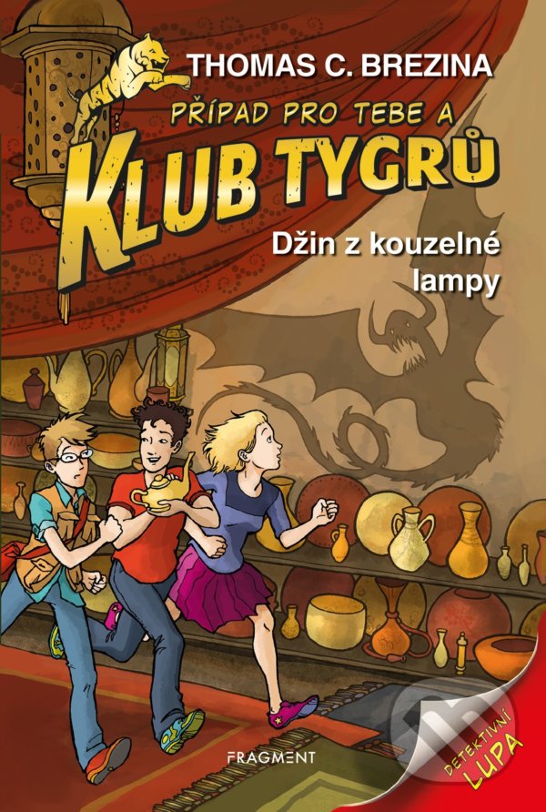 Kniha: Džin z kouzelné lampy (Thomas C. Brezina). Nakladatelství Fragment, 2021 Kniha: Džin z kouzelné lampy (Thomas C. Brezina). Nakladatelství Fragment, 2021