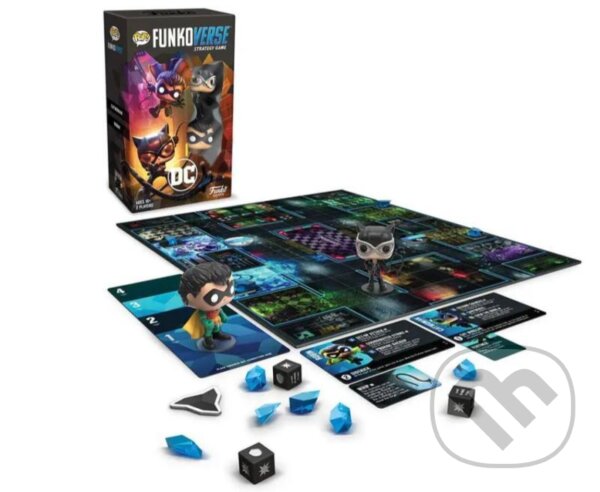 Společenská hra: Funkoverse POP: DC Comics (Funko). Funko, 2021 Společenská hra: Funkoverse POP: DC Comics (Funko). Funko, 2021