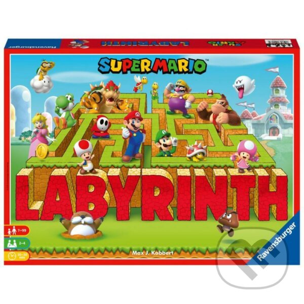 Spoločenská hra: Labyrinth Super Mario (Ravensburger). Ravensburger, 2021 Spoločenská hra: Labyrinth Super Mario (Ravensburger). Ravensburger, 2021