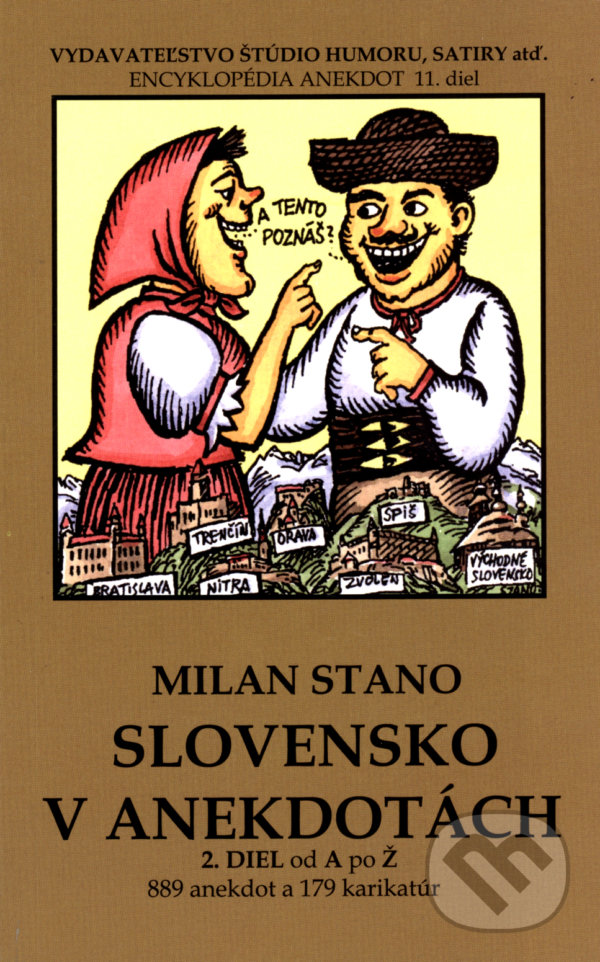 Kniha: Slovensko v anekdotách 2. diel (Milan Stano). Vydavateľstvo Štúdio humoru a satiry, 2021 Kniha: Slovensko v anekdotách 2. diel (Milan Stano). Vydavateľstvo Štúdio humoru a satiry, 2021