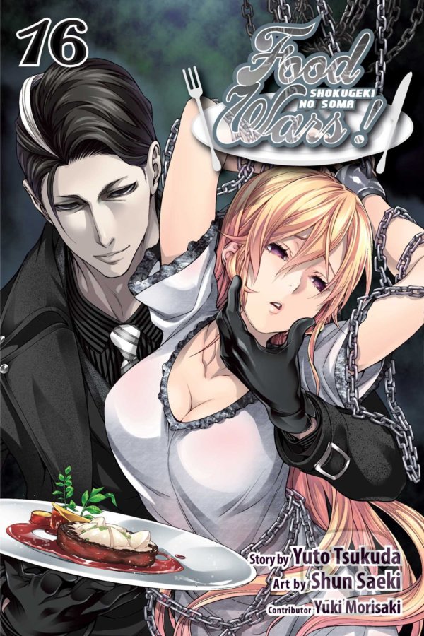 Kniha: Food Wars! 16 (Yuki Morisaki a Yuto Tsukuda). Viz Media, 2017 Kniha: Food Wars! 16 (Yuki Morisaki a Yuto Tsukuda). Viz Media, 2017