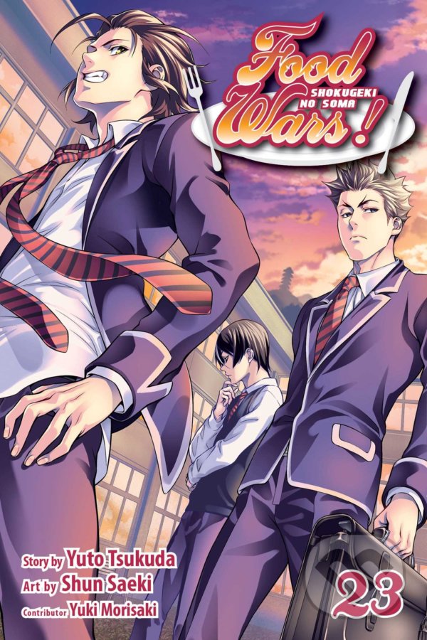 Kniha: Food Wars! 23 (Yuki Morisaki a Yuto Tsukuda). Viz Media, 2018 Kniha: Food Wars! 23 (Yuki Morisaki a Yuto Tsukuda). Viz Media, 2018