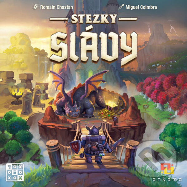 Společenská hra: Stezky slávy (Romain Chastan). REXhry, 2021 Společenská hra: Stezky slávy (Romain Chastan). REXhry, 2021
