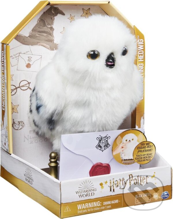Harry Potter - Interaktivní plyšová sova Hedvika (Harry Potter). Harry Potter, 2021 Harry Potter - Interaktivní plyšová sova Hedvika (Harry Potter). Harry Potter, 2021