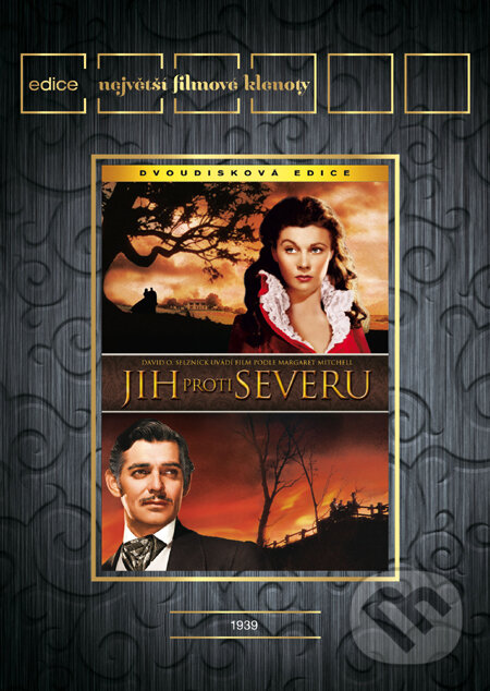 Film: Jih proti severu - 2 DVD (Sam Wood, George Cukor a Victor Fleming) (DVD). Magicbox, 1939 Film: Jih proti severu - 2 DVD (Sam Wood, George Cukor a Victor Fleming) (DVD). Magicbox, 1939