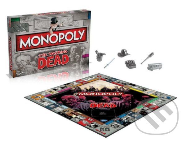 Společenská hra: Monopoly: Walking Dead (v anglickém jazyce) (Winning Moves). Winning Moves, 2021 Společenská hra: Monopoly: Walking Dead (v anglickém jazyce) (Winning Moves). Winning Moves, 2021