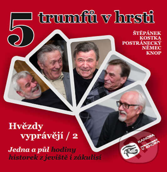 Audiokniha: 5 trumfů v hrsti (Kanopa). Kanopa, 2018 Audiokniha: 5 trumfů v hrsti (Kanopa). Kanopa, 2018