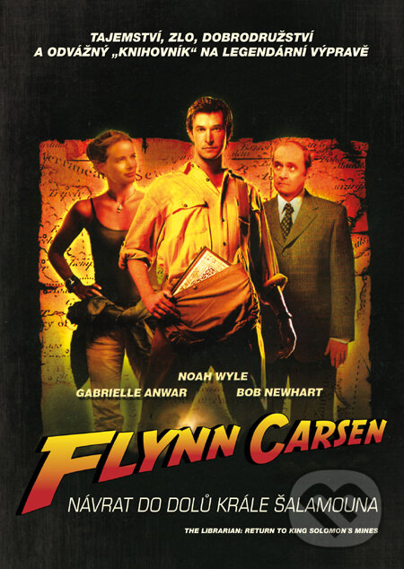 Film: Flynn Carsen 2: Návrat do dolů krále Šalamouna (Jonathan Frakes) (DVD). Magicbox, 2006 Film: Flynn Carsen 2: Návrat do dolů krále Šalamouna (Jonathan Frakes) (DVD). Magicbox, 2006