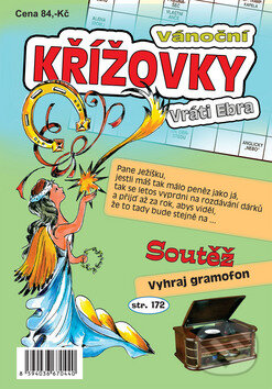 Kniha: Vánoční křížovky Vráti Ebra (Vráťa Ebr). Agrofin, 2011 Kniha: Vánoční křížovky Vráti Ebra (Vráťa Ebr). Agrofin, 2011