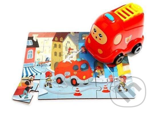 Puzzle: Hasičské auto, dřevěné (Top Bright). Top Bright, 2021 Puzzle: Hasičské auto, dřevěné (Top Bright). Top Bright, 2021