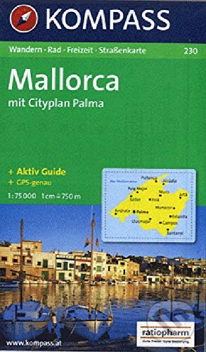 Kniha: Mallorca 230 mit Cityplan Palma (Kompass). Kompass, 2012 Kniha: Mallorca 230 mit Cityplan Palma (Kompass). Kompass, 2012
