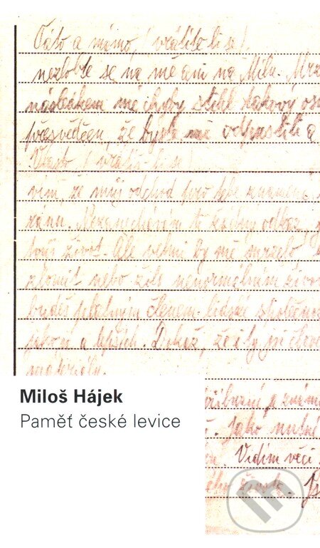 Kniha: Paměť české levice (Miloš Hájek). Ústav pro soudobé dějiny AV ČR, 2012 Kniha: Paměť české levice (Miloš Hájek). Ústav pro soudobé dějiny AV ČR, 2012
