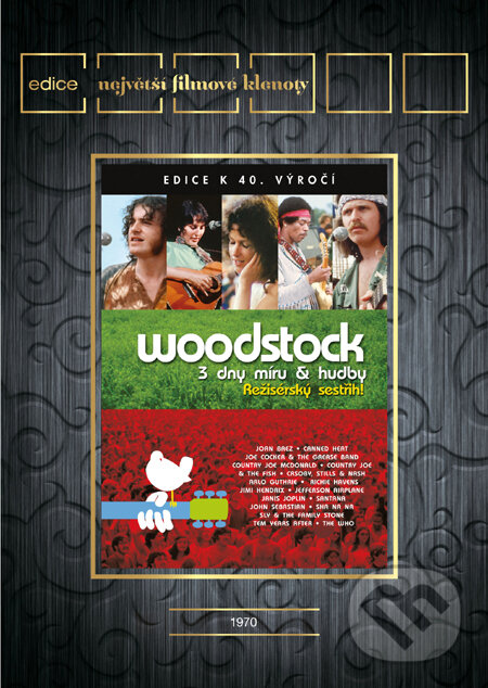 Film: Woodstock - Filmové klenoty (Michael Wadleigh) (DVD). Magicbox, 1994 Film: Woodstock - Filmové klenoty (Michael Wadleigh) (DVD). Magicbox, 1994