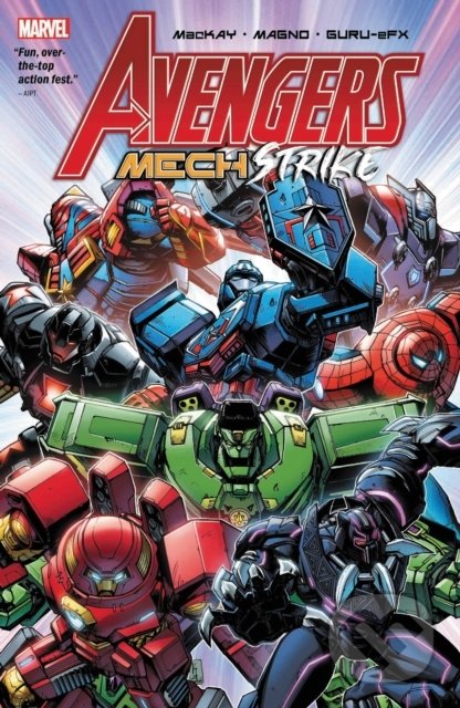 Kniha: Avengers Mech Strike (Jed Mackay). Marvel, 2021 Kniha: Avengers Mech Strike (Jed Mackay). Marvel, 2021