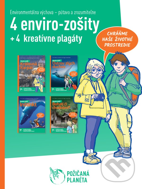 Kniha: Set 4 enviro zošity (Imrich Jakab, Mária Sendecká, Lucia Szabová a Jaroslav Blaško). Cesty za tichom, 2021 Kniha: Set 4 enviro zošity (Imrich Jakab, Mária Sendecká, Lucia Szabová a Jaroslav Blaško). Cesty za tichom, 2021