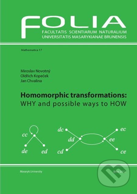 Kniha: Homomorphic Transformations: Why and possible ways to How (Jan Chvalina). Muni Press, 2012 Kniha: Homomorphic Transformations: Why and possible ways to How (Jan Chvalina). Muni Press, 2012
