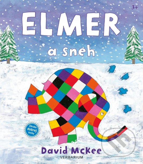 Kniha: Elmer a sneh (David McKee). Verbarium, 2021 Kniha: Elmer a sneh (David McKee). Verbarium, 2021