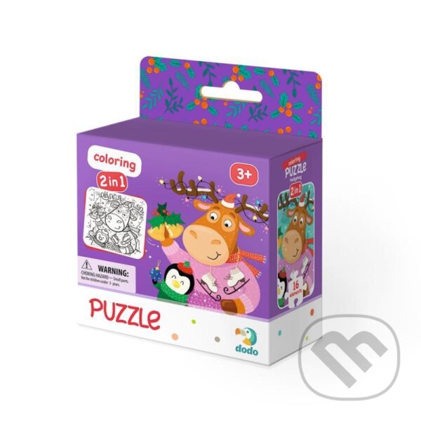 Puzzle: Roztomilý jelen a tučňák (Dodo). Dodo, 2021 Puzzle: Roztomilý jelen a tučňák (Dodo). Dodo, 2021