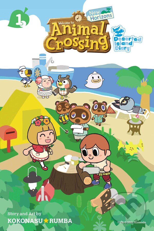 Kniha: Animal Crossing: New Horizons 1 (Kokonasu Rumba). Viz Media, 2021 Kniha: Animal Crossing: New Horizons 1 (Kokonasu Rumba). Viz Media, 2021