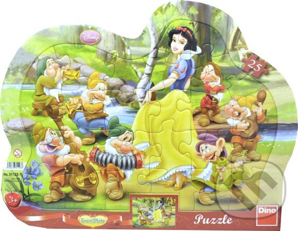 Puzzle: Snehulienka a sedem trpaslíkov (Dino). Dino Puzzle: Snehulienka a sedem trpaslíkov (Dino). Dino
