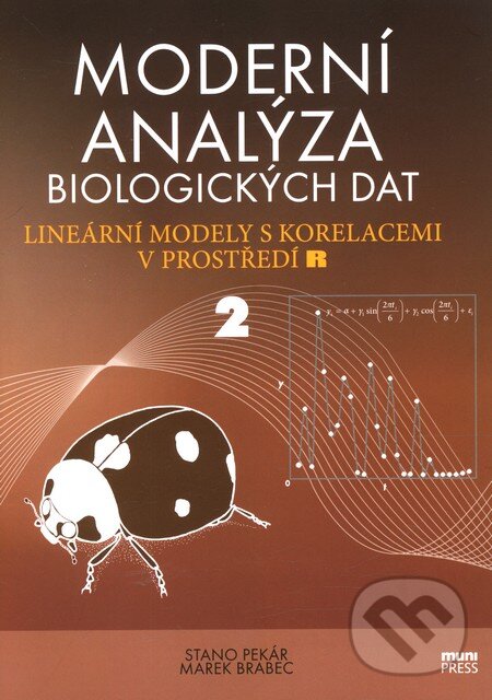 Kniha: Moderní analýza biologických dat 2 (Marek Brabec a Stanislav Pekár). Scientia, 2012 Kniha: Moderní analýza biologických dat 2 (Marek Brabec a Stanislav Pekár). Scientia, 2012