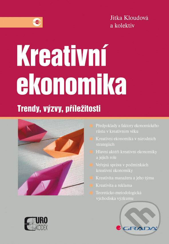 E-kniha: Kreativní ekonomika (Jitka Kloudová a kolektiv). Grada, 2010 E-kniha: Kreativní ekonomika (Jitka Kloudová a kolektiv). Grada, 2010