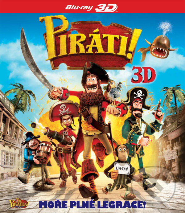 Film: Piráti (3D) (Jeff Newitt a Peter Lord) (Blu-ray). Bonton Film, 2012 Film: Piráti (3D) (Jeff Newitt a Peter Lord) (Blu-ray). Bonton Film, 2012