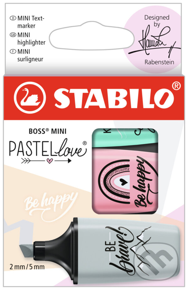 Zvýrazňovač - 3 ks (STABILO). STABILO, 2021 Zvýrazňovač - 3 ks (STABILO). STABILO, 2021