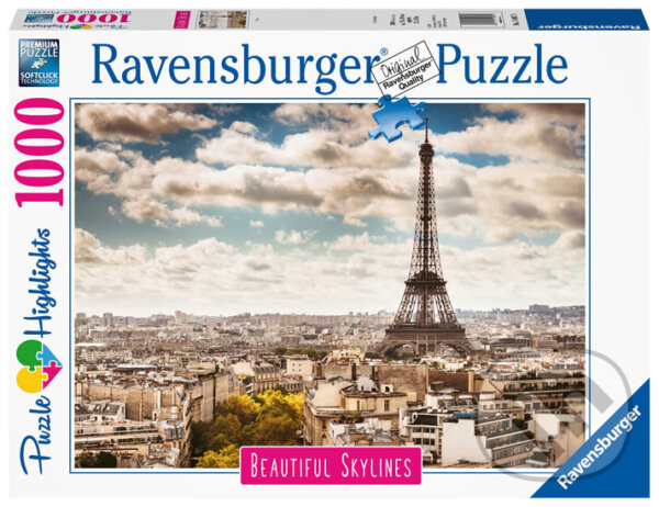 Puzzle: Paříž (Ravensburger). Ravensburger, 2020 Puzzle: Paříž (Ravensburger). Ravensburger, 2020