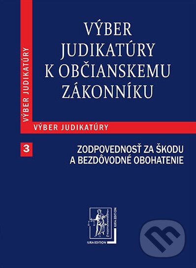Kniha: Výber judikatúry k Občianskemu zákonníku 3 (Zodpovednosť za škodu a za bezdôvodné obohatenie) (Wolters Kluwer (Iura Edition)). Wolters Kluwer (Iura Edition), 2012 Kniha: Výber judikatúry k Občianskemu zákonníku 3 (Zodpovednosť za škodu a za bezdôvodné obohatenie) (Wolters Kluwer (Iura Edition)). Wolters Kluwer (Iura Edition), 2012