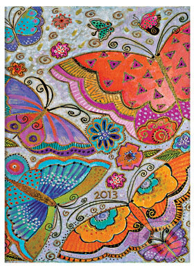 Paperblanks - diár 2013 - Flutterbyes Micro, Paperblanks, 2012