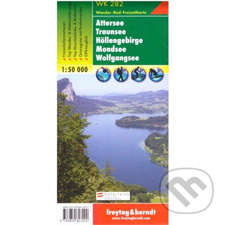 282 Attersee 1:50 000 (freytag&berndt). freytag&berndt, 2016 282 Attersee 1:50 000 (freytag&berndt). freytag&berndt, 2016