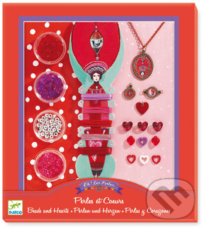 Spoločenská hra: Výroba šperkov: Perly a srdiečka (Djeco). Djeco, 2013 Spoločenská hra: Výroba šperkov: Perly a srdiečka (Djeco). Djeco, 2013
