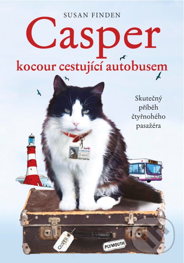 Kniha: Casper, kocour cestující autobusem (Susan Findenová). Práh, 2012 Kniha: Casper, kocour cestující autobusem (Susan Findenová). Práh, 2012