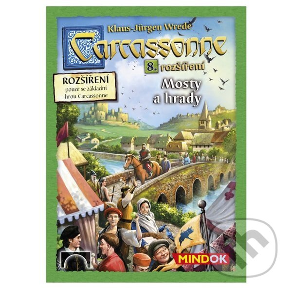 Spoločenská hra: Carcassonne - rozšíření 8 (Mosty a hrady) (Mindok). Mindok, 2018 Spoločenská hra: Carcassonne - rozšíření 8 (Mosty a hrady) (Mindok). Mindok, 2018