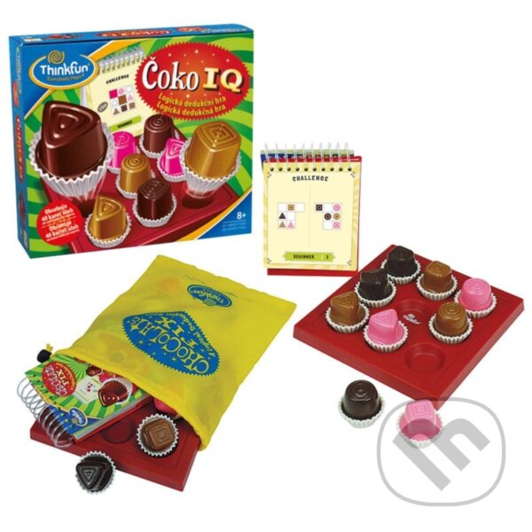 Společenská hra: Čoko IQ (Chocolate Fix) (Mark Engelberg). ThinkFun, 2008 Společenská hra: Čoko IQ (Chocolate Fix) (Mark Engelberg). ThinkFun, 2008