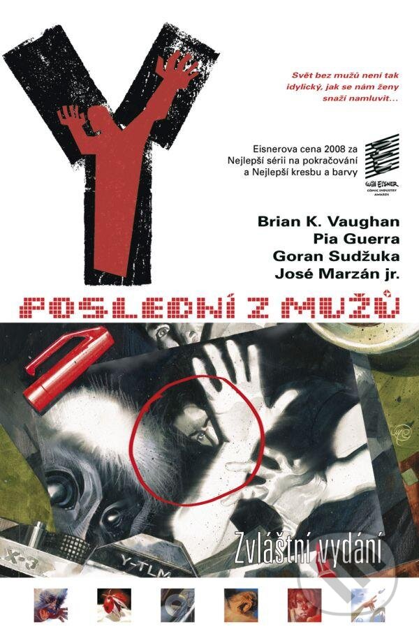 Kniha: Y - Poslední z mužů 7 (Brian K. Vaughan a Pia Guerra). BB/art, 2012 Kniha: Y - Poslední z mužů 7 (Brian K. Vaughan a Pia Guerra). BB/art, 2012