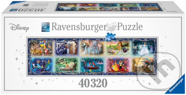 Puzzle: Disney: Nezapomenutelné příběhy - 40.320 dílků (Ravensburger). Ravensburger, 2020 Puzzle: Disney: Nezapomenutelné příběhy - 40.320 dílků (Ravensburger). Ravensburger, 2020