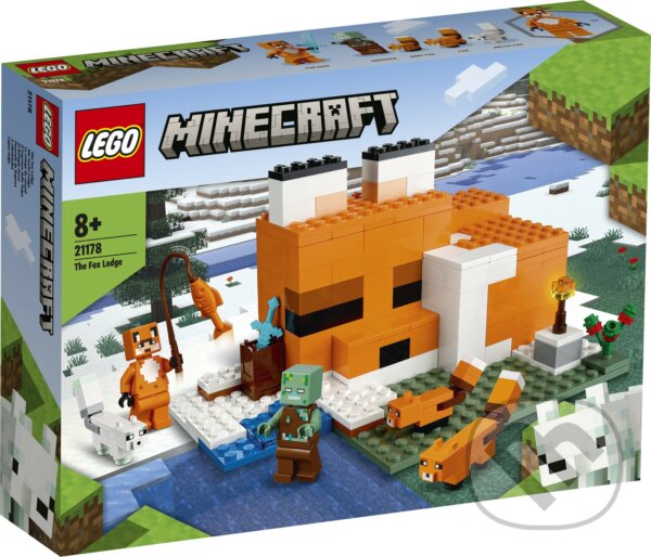 Společenská hra: LEGO Minecraft 21178 Líščí domček (LEGO). LEGO, 2021 Společenská hra: LEGO Minecraft 21178 Líščí domček (LEGO). LEGO, 2021