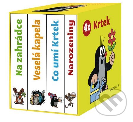Kniha: 4x Krtek (Zdeněk Miler). Knižní klub, 2012 Kniha: 4x Krtek (Zdeněk Miler). Knižní klub, 2012