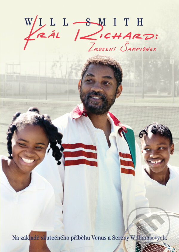 Film: Král Richard: Zrození šampiónek (Reinaldo Marcus Green) (DVD). Magicbox, 2022 Film: Král Richard: Zrození šampiónek (Reinaldo Marcus Green) (DVD). Magicbox, 2022