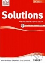 Kniha: Maturita Solutions - Pre-Intermediate - Teacher's book (Paul Davies a Tim Falla). Oxford University Press, 2012 Kniha: Maturita Solutions - Pre-Intermediate - Teacher's book (Paul Davies a Tim Falla). Oxford University Press, 2012