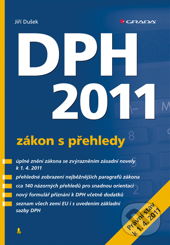 E-kniha: DPH 2011 (Jiří Dušek). Grada, 2011 E-kniha: DPH 2011 (Jiří Dušek). Grada, 2011