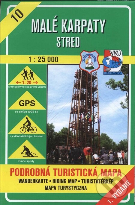 Malé Karpaty - Stred - turistická mapa č. 10 (Autorský kolektív). VKÚ Harmanec, 2003 Malé Karpaty - Stred - turistická mapa č. 10 (Autorský kolektív). VKÚ Harmanec, 2003